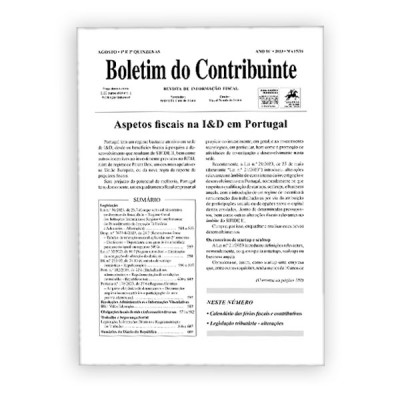 Boletim do Contribuinte nº 15/16 de 2023 - Digital