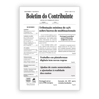 Boletim do Contribuinte nº23 de 2024 - Digital