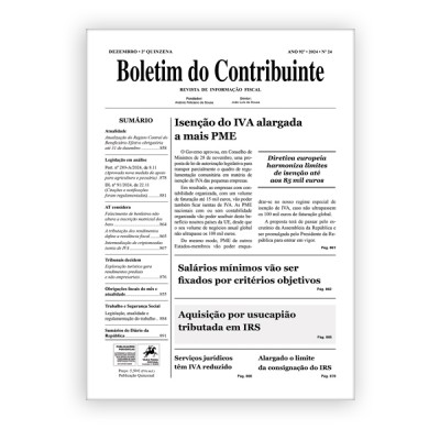 Boletim do Contribuinte nº24 de 2024 - Digital